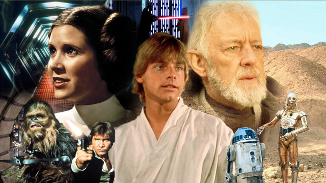 Star wars collage luke characters free wallpaper for desktop - medium preview image