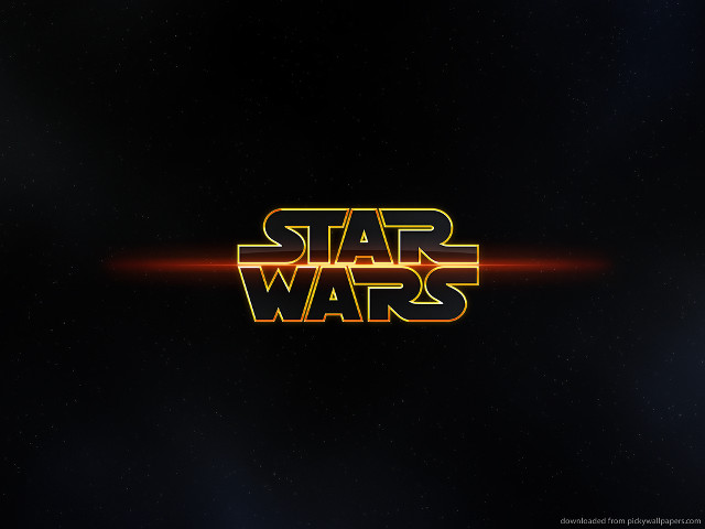 Star wars logo red light free wallpaper for desktop - medium preview image