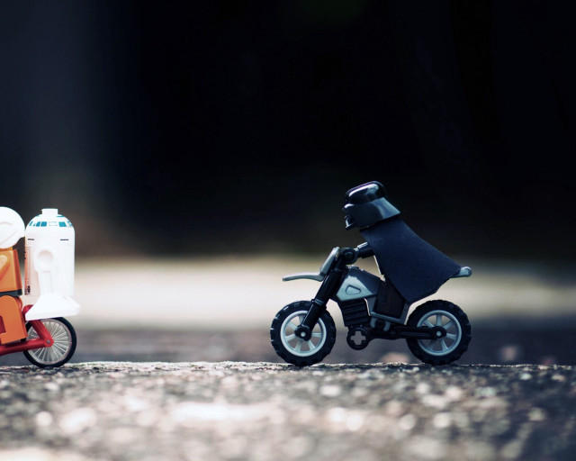 Toy motorcycle toy car tilt free wallpaper for desktop - medium preview image