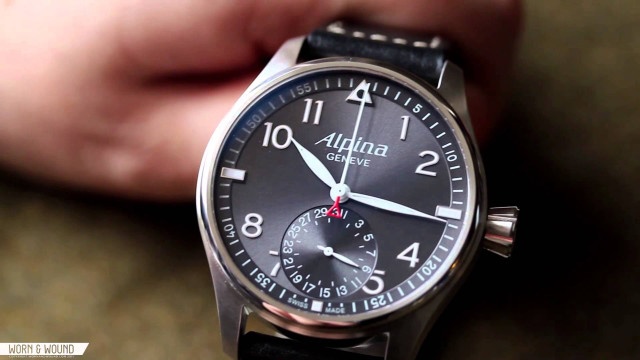 Watch black face red second #2 free wallpaper for desktop - medium preview image