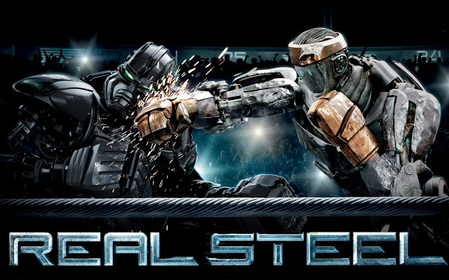 Robots fighting game real steel free wallpaper for desktop - medium preview image