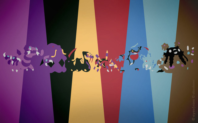 Colorful abstract images black cat free wallpaper for desktop - medium preview image