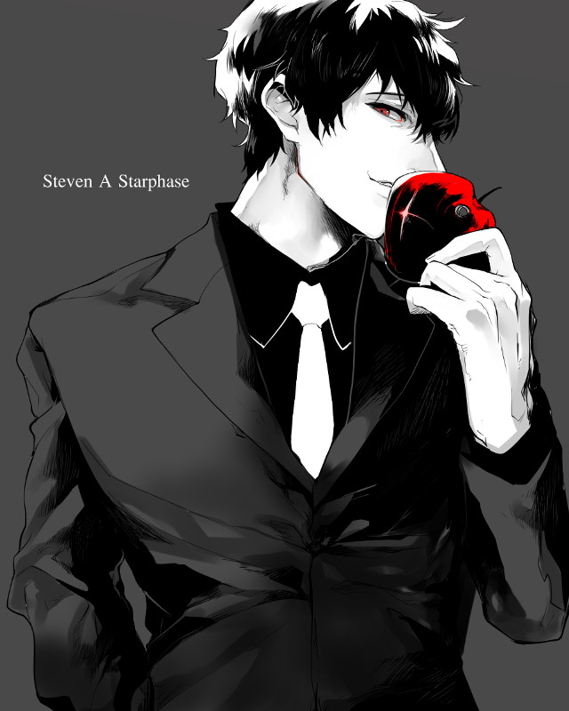 Man suit red apple quote free wallpaper for mobile - medium preview image