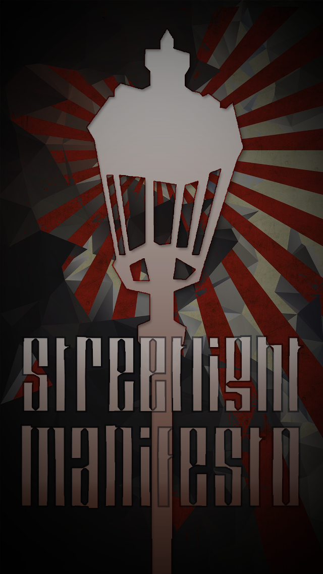 Light pole starburst background poster free wallpaper for mobile - medium preview image