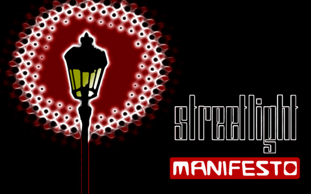 Streetlight manchester afrofuturism silhouette conceptart free wallpaper for desktop - medium preview image