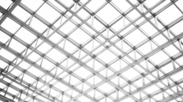 Black white ceiling pattern squares free wallpaper for desktop - medium preview image