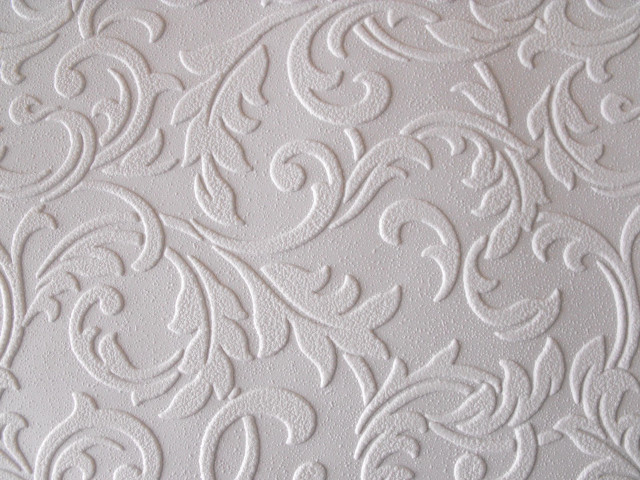 White wall swirls leaves pattern free wallpaper for desktop - medium preview image