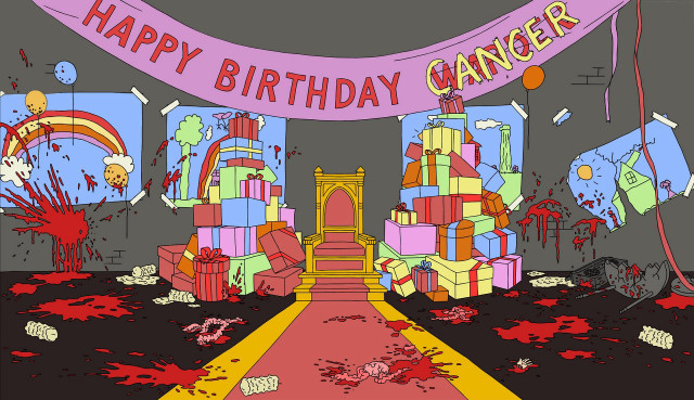 Birthday banner gifts red carpet free wallpaper for desktop - medium preview image