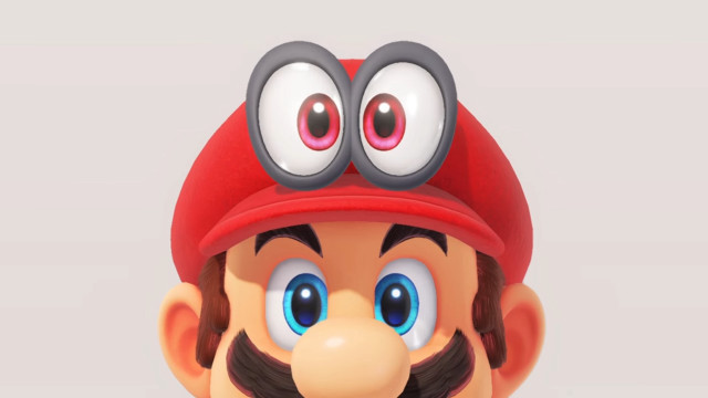 Mario closeup bigeyes mustache headband free wallpaper for desktop - medium preview image
