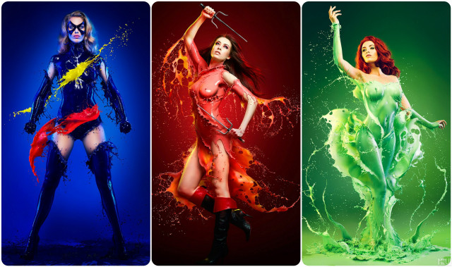 Woman costumes different colors photos free wallpaper for desktop - medium preview image