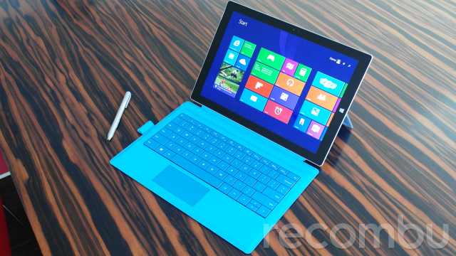 Laptop wooden desk pen coffee free wallpaper for desktop - medium preview image