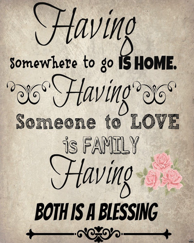 Rose quote wall love family free wallpaper for mobile - medium preview image