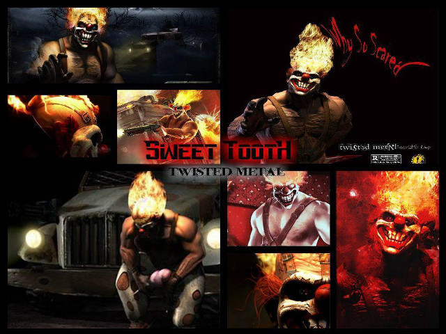 Man fire face gun truck free wallpaper for desktop - medium preview image