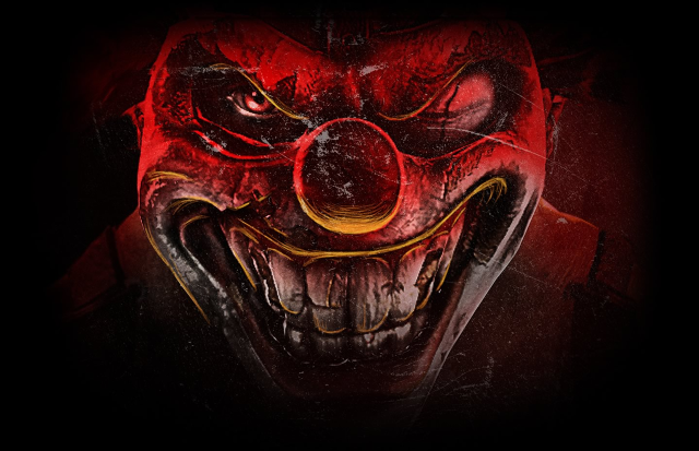 Creepy clown red nose yellow #3 free wallpaper for desktop - medium preview image