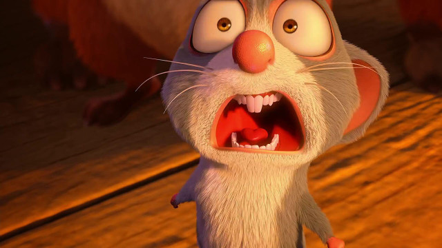 Cartoon character big grin happy free wallpaper for desktop - medium preview image