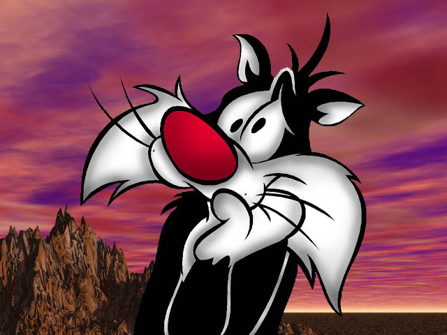 Cartoon character red nose black #2 free wallpaper for desktop - medium preview image