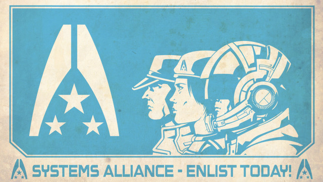 Blue white poster man woman free wallpaper for desktop - medium preview image