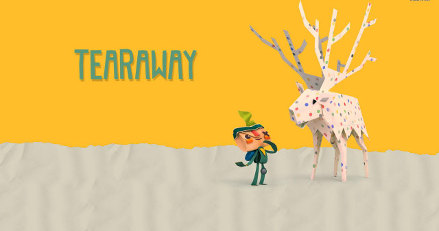 Man paper cutout deer tree free wallpaper for desktop - medium preview image