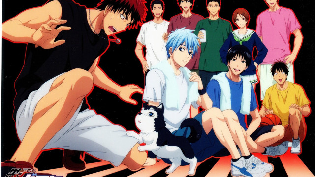 Group people black background cat free wallpaper for desktop - medium preview image