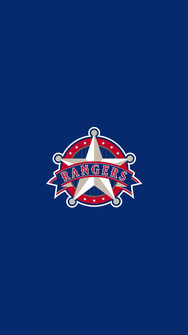 Rangers logo blue background star free wallpaper for mobile - medium preview image