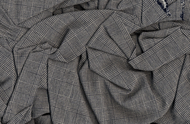 Black white checkered fabric blue free wallpaper for desktop - medium preview image