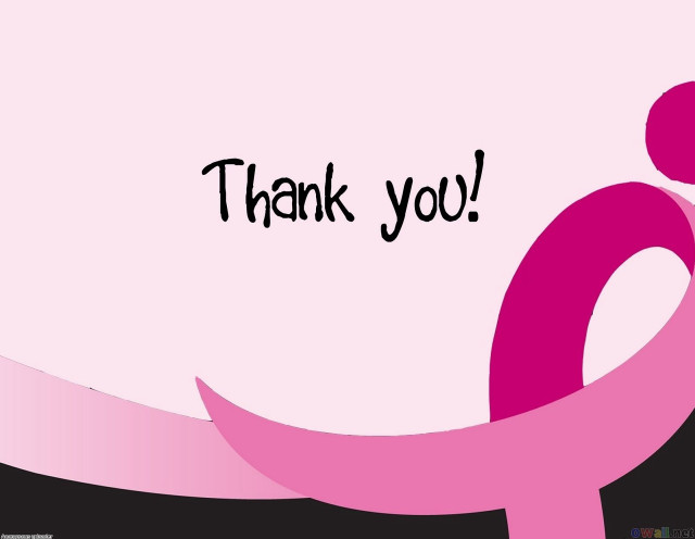 Pink ribbon thankyou mosaic neoplasticism free wallpaper for desktop - medium preview image