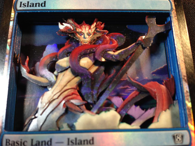 Demon card sword image holding free wallpaper for desktop - medium preview image