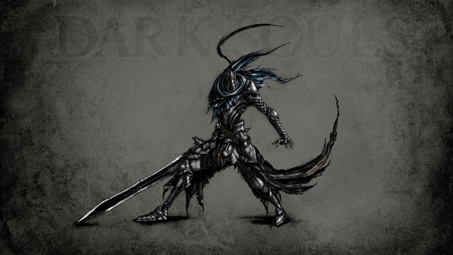 Demon drawing large sword demon free wallpaper for desktop - medium preview image