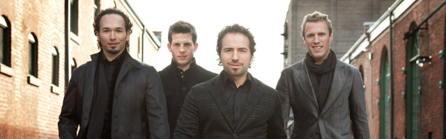 Men group brick building city free wallpaper for desktop - medium preview image