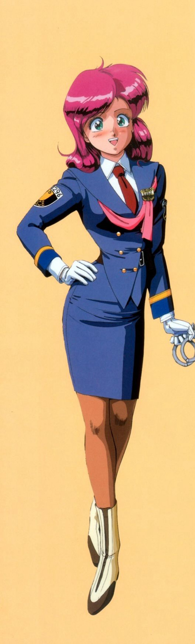 Woman uniform hands on hips free wallpaper for mobile - medium preview image
