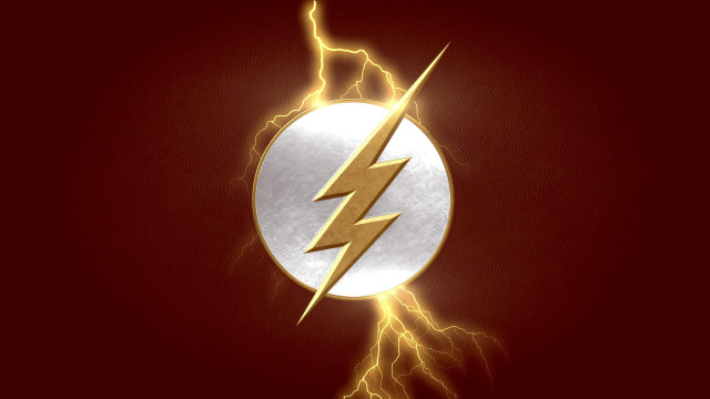 Flash logo lightning bolt red free wallpaper for desktop - medium preview image
