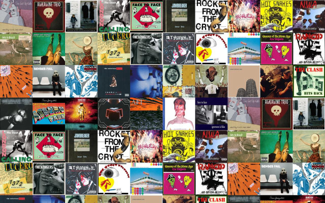 Album collage variety images covers free wallpaper for desktop - medium preview image