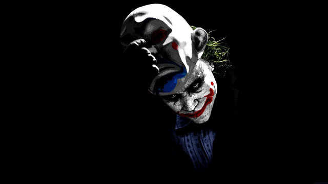 Man clown mask plant blood free wallpaper for desktop - medium preview image