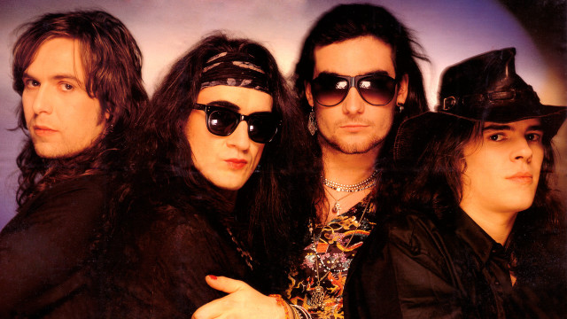 Group posing sunglasses hats rococo free wallpaper for desktop - medium preview image