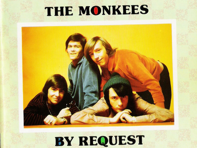 Group people pose yellow background free wallpaper for desktop - medium preview image