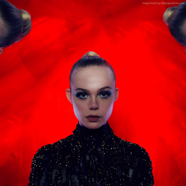 Woman bun black dress red free wallpaper for tablet - medium preview image