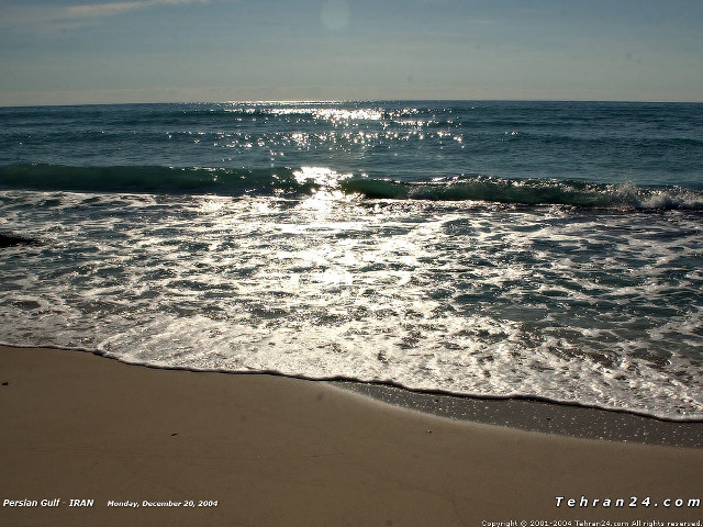 Beach waves sunset sky ocean free wallpaper for desktop - medium preview image