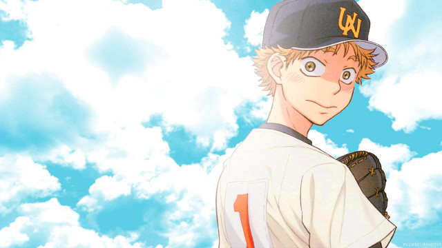 Man baseball uniform cloudy sky free wallpaper for desktop - medium preview image