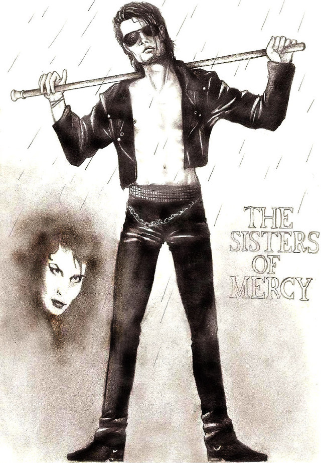 Man holding bat woman head free wallpaper for mobile - medium preview image