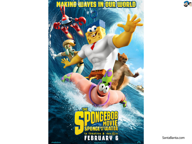 Cartoon character flying wave background free wallpaper for desktop - medium preview image