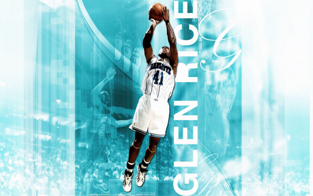 Man white uniform dunking basketball free wallpaper for desktop - medium preview image