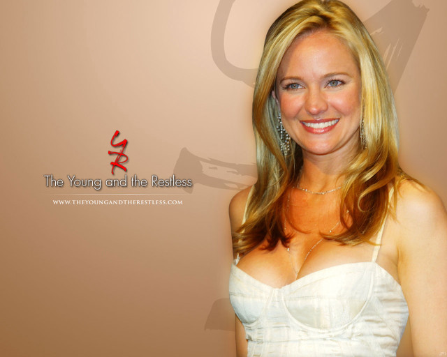 Woman white dress smiling red #2 free wallpaper for desktop - medium preview image