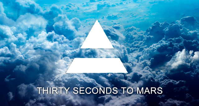 Thirty seconds mars triangle blue free wallpaper for desktop - medium preview image