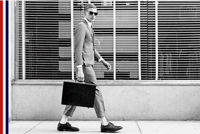 Stylized man in suit sunglasses free wallpaper for desktop - medium preview image