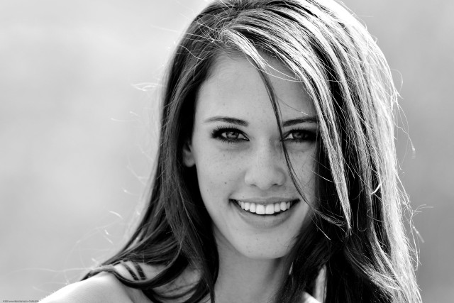 Woman long hair smile happy #4 free wallpaper for desktop - medium preview image