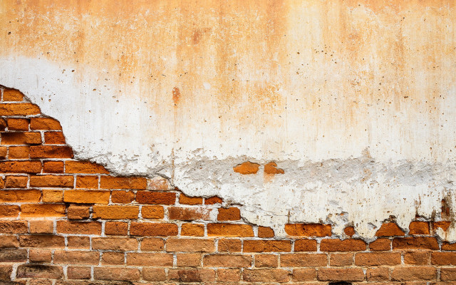 Brick wall white paint chipping free wallpaper for desktop - medium preview image