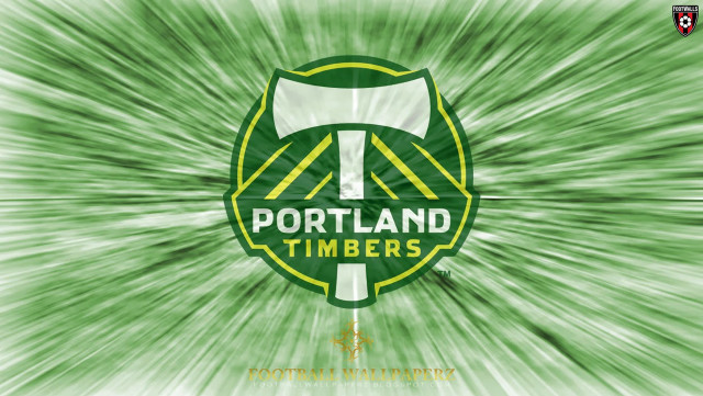 Green yellow portland timbers logo free wallpaper for desktop - medium preview image