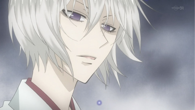 White haired man sōsaku hanga free wallpaper for desktop - medium preview image