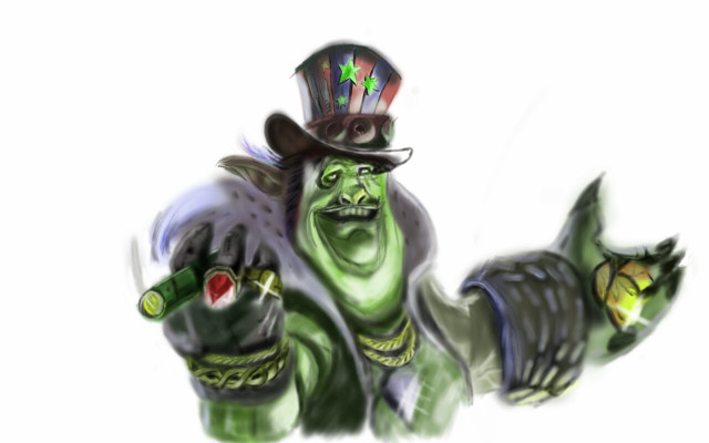 Man hat green suit rococo free wallpaper for desktop - medium preview image