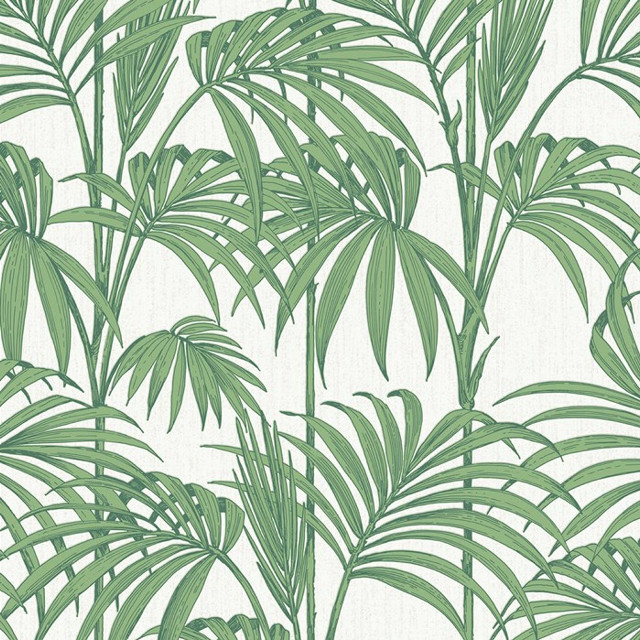 Green white wallpaper plant pattern free wallpaper for tablet - medium preview image